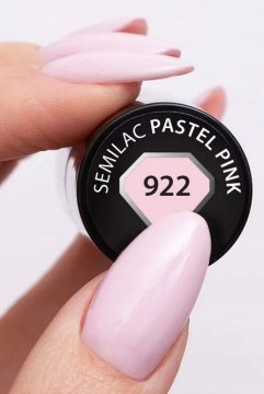 Semilac hibridni lak za nohte, št. 922 Pastelno roza 7 ml