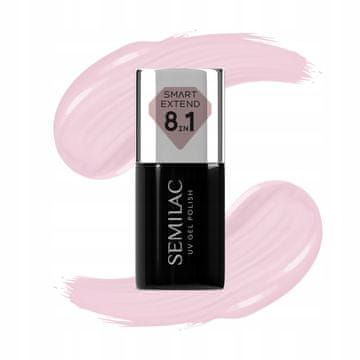Semilac Smart Extend 8v1 hibridni lak za nohte, št. 809; 7 ml
