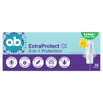 o.b. Higienski tamponi OB ExtraProtect, Super Plus 16 kosov.