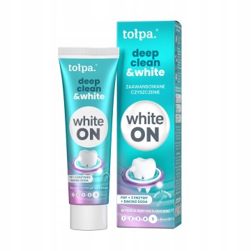 WHITE ON zobna pasta za globinsko čiščenje in beljenje zob 75 ml