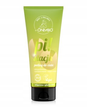 OnlyBio piling za telo BODY IN BALANCE, pistacija 200 ml