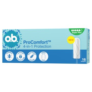 o.b. OB ProComfort higienski tamponi, Super Plus 16 kosov.