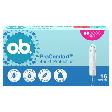 o.b. OB ProComfort higienski tamponi, Mini 16 kosov.