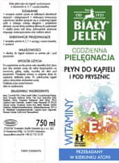 Biały Jeleń Pena za kopanje 750 ml hipoalergena z vitaminom AEF