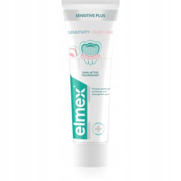 Elmex Zobna pasta Sensitive Plus za preobčutljivost in zaščito dlesni 75 ml