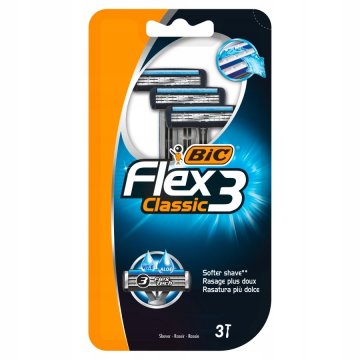 Bic Moške britvice Flex 3 Classic, 3 rezila, 3 kosi.