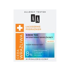 AA občutljiva koža intenzivno vlažilna dnevna krema 50 ml