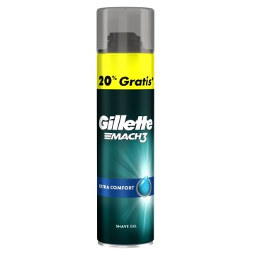 Gillette Mach 3 Extra Comfort gel za britje za moške 240 ml