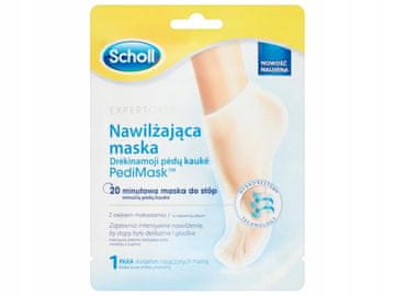 Scholl ExpertCare vlažilna maska za stopala z oljem makadamije 1 par