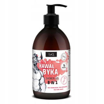LaQ Kawał Byka gel za prhanje, 8 v 1, za moške z jajci 500 ml
