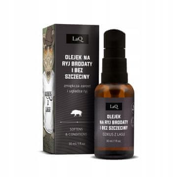 LaQ Olje za brado Wild Man of the Forest, za brado in obraz brez strnišča 30 ml