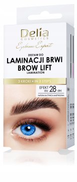 DELIA COSMETICS Komplet za laminiranje obrvi Eyebrow Expert 1 kos.