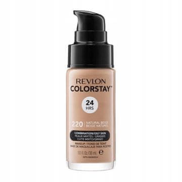 Revlon ColorStay tekoči puder za mastno in mešano kožo odtenek 220 Natural Beige Pompk 30 ml