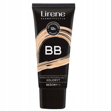 Lirene BB krema za obraz, izenači ten kože, št. 01 Bež 30 ml