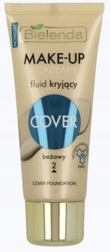 Bielenda Make-Up Academie prekrivni fluid za obraz, št. 2 bež 30 g