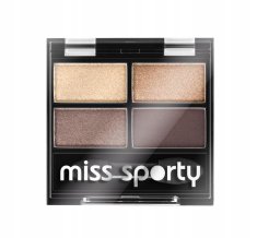 miss sporty Paleta senčil za oči Studio Colour Quattro 403 Smoky Brown