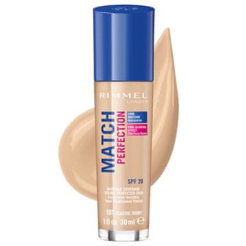 Rimmel Match Perfection 101 Classic Ivory podlaga za obraz, 30 ml, SPF 11-20