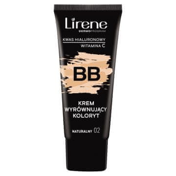 Lirene BB krema za obraz, izenačuje ten kože, št. 02 Naravna 30 ml