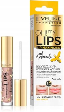 Eveline Cosmetics EVELINE OH MY LIPS sijaj za ustnice s čebeljim strupom za polnjenje ustnic 4,5 ml