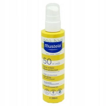 Mustela zaščitni sprej za sončenje, SPF 50, od 1. dneva 200 ml