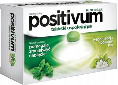 Aflofarm Positivum pomirjujoče tablete, prehransko dopolnilo 180 kosov.