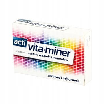 Aflofarm ACTI VITA-MINER prehransko dopolnilo, 30 kapljic.