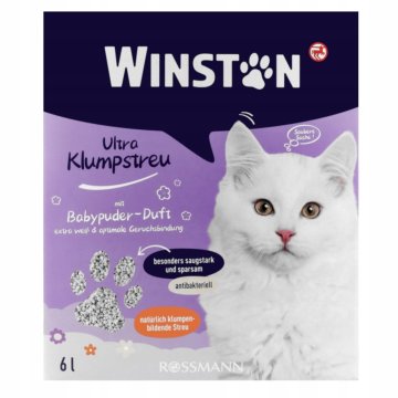 IN bentonitno grudičasto stelje z vonjem otroškega pudra 6 l