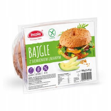 bageli z lanenim semenom, brez glutena 2x95 g