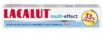 Lacalut zobna pasta z več učinki, formula 5 v 1 75 ml