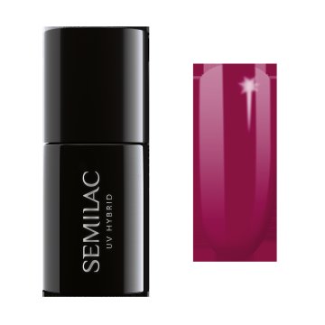 Semilac hibridni lak za nohte, št. 028 Classic Wine 7 ml