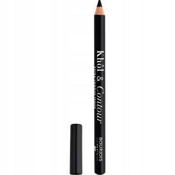 Bourjois Khôl & Contour svinčnik za oči, mehak, št. 01 Noir-issime 1,14 g