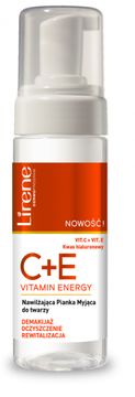 Lirene C+E vitaminska energijska vlažilna pena za čiščenje obraza 150 ml