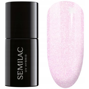 Semilac hibridni lak za nohte, št. 390 Spark of Bare Love 7 ml