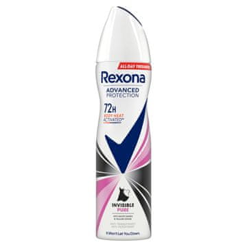 Rexona Advanced Protection Invisible Pure antiperspirant v spreju za ženske