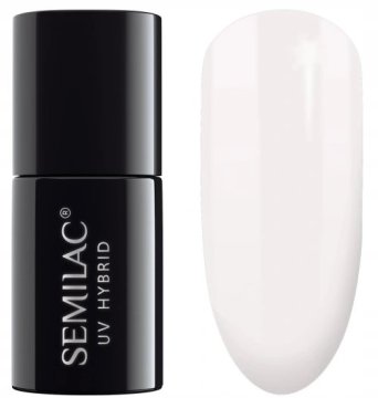 Semilac hibridni lak za nohte, št. 001 Strong White 7 ml