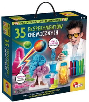 slomart LISCIANI Znanstveni set - Kemijsko laboratorij (35 poskusov)