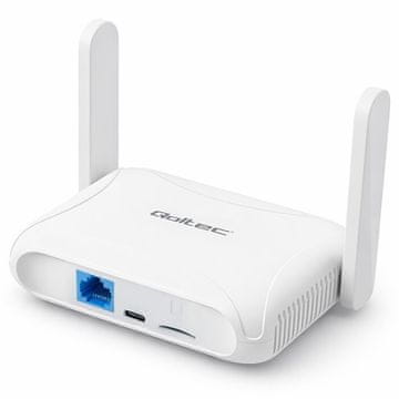 slomart Qoltec usmerjevalnik Home&Travel 4G LTE WiFi 6 AX300