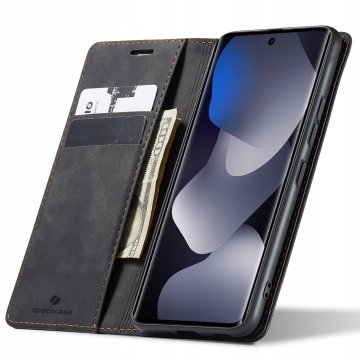 Usnjena denarnica na preklop za POCO M8 / REDMI NOTE 15 4G/5G