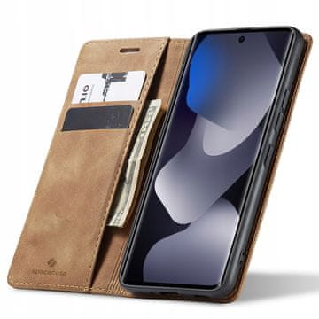 Usnjena denarnica na preklop za POCO M8 / REDMI NOTE 15 4G/5G