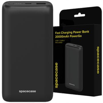 Hitra prenosna baterija 2000 mAh z USB kablom, prenosna baterija USB-C, 2 vhoda Quick