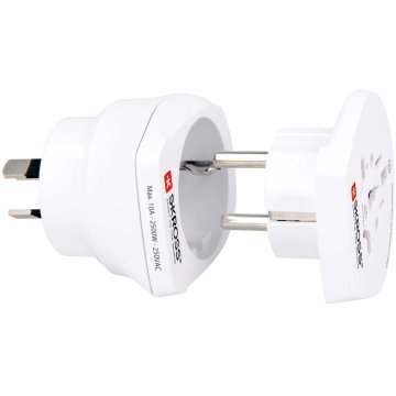 Skross Potovalni adapter Combo World to Australia/China + Europe Grounded