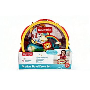 Fisher-Price Otroški komplet glasbil - boben, marakas, tamburin