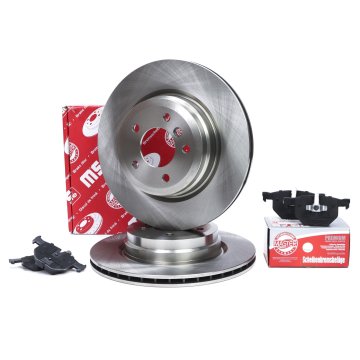 ZAVORNI DISKI + OBLOGE zadnji BMW 3 (E90, E91, E92, E93), X1 (E84)
