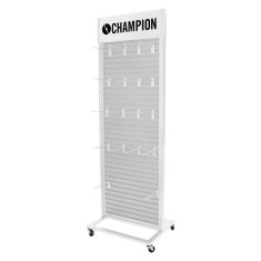 Champion Belo kovinsko stojalo s kolesi, 600 mm