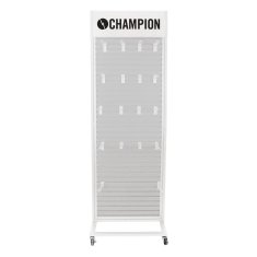 Champion Belo kovinsko stojalo s kolesi, 600 mm