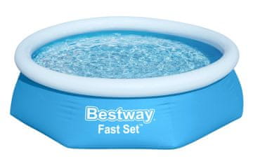 Bestway Napihljiv bazen s hitro postavitvijo in črpalko 2 44 m x 61 cm
