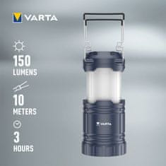 Varta L10 lanterna svetilka, LED, 150 lm, 3xAA