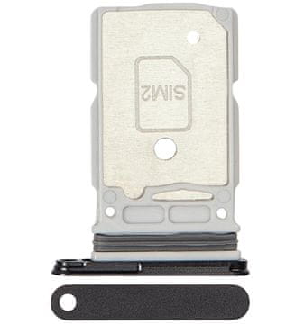 Držalo za dvojno SIM kartico za Samsung Galaxy S25 Ultra S938 črne barve