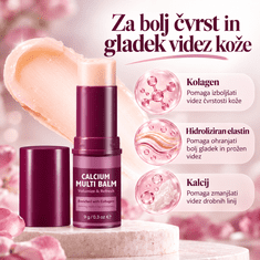 Netscroll Kalcijev balzam v stiku s kolagenom in elastinom za čvrstejšo kožo, 9 g, CalciumBalm