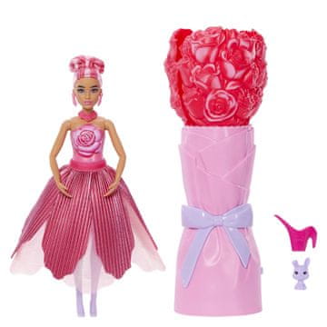 Northix Barbie Flower Surprise punčka s funkcijo spreminjanja barve
